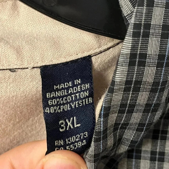 Men’s Wrangler Button Down Shirt Size 3XL - Picture 4 of 7